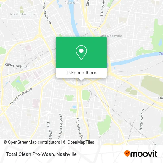 Total Clean Pro-Wash map