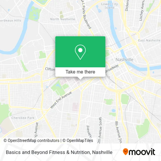Mapa de Basics and Beyond Fitness & Nutrition