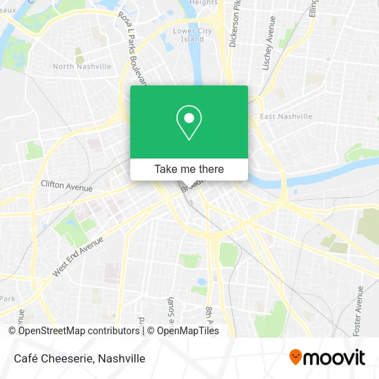 Café Cheeserie map