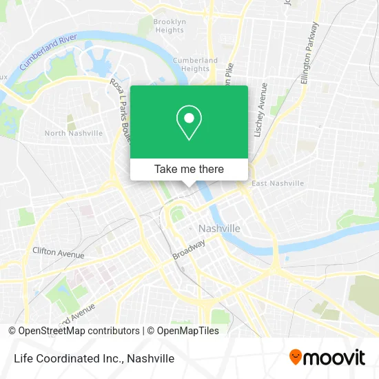 Life Coordinated Inc. map