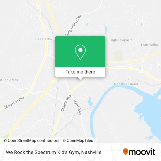 We Rock the Spectrum Kid's Gym map