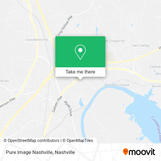 Pure Image Nashville map
