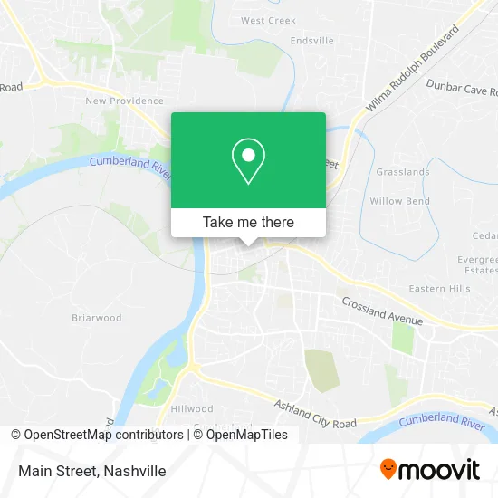 Main Street map