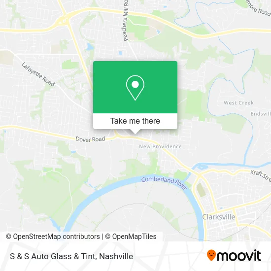 S & S Auto Glass & Tint map