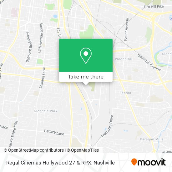 Regal Cinemas Hollywood 27 & RPX map