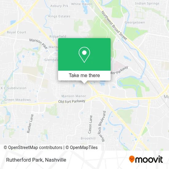 Rutherford Park map