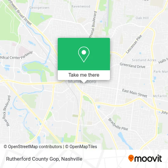 Rutherford County Gop map