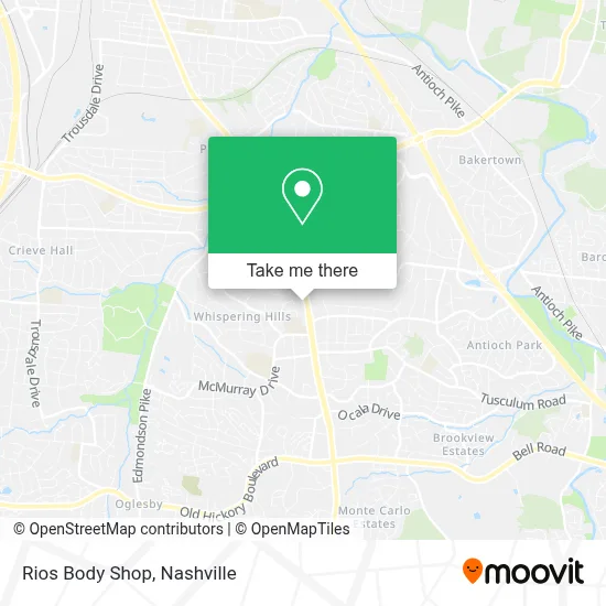 Rios Body Shop map