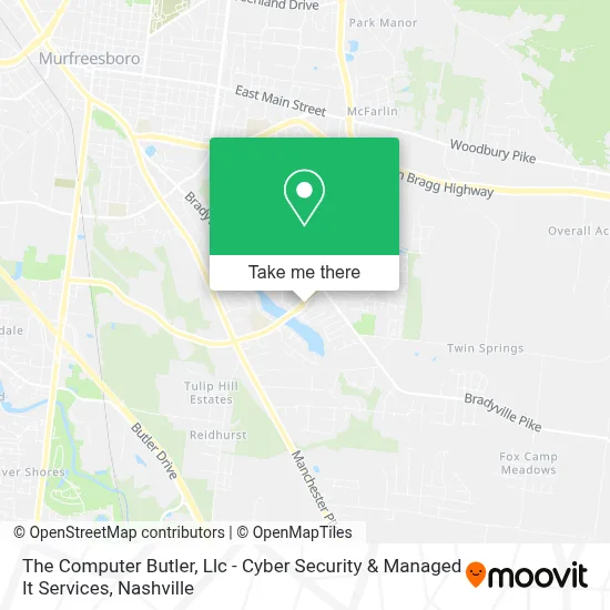 The Computer Butler, Llc - Cyber Security & Managed It Services map