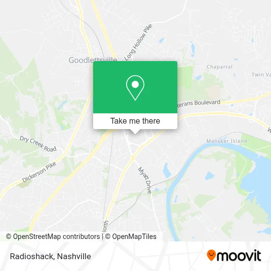 Radioshack map