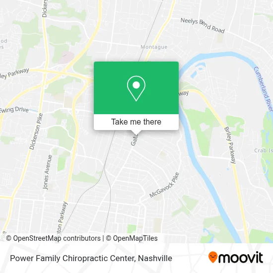 Power Family Chiropractic Center map