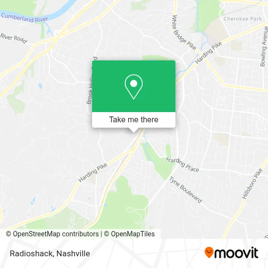 Radioshack map