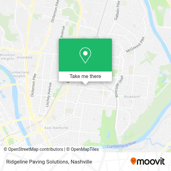 Ridgeline Paving Solutions map