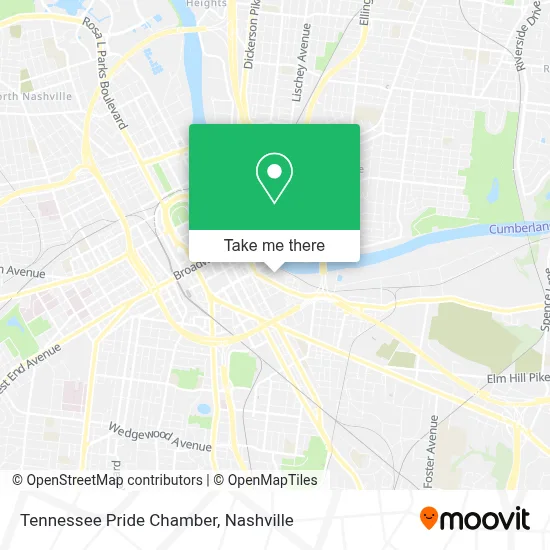 Tennessee Pride Chamber map