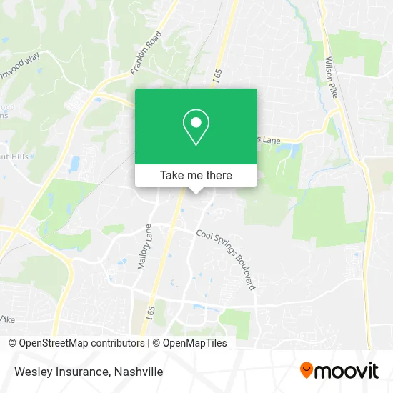 Wesley Insurance map