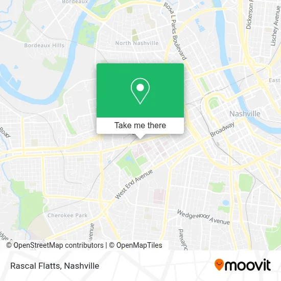 Rascal Flatts map
