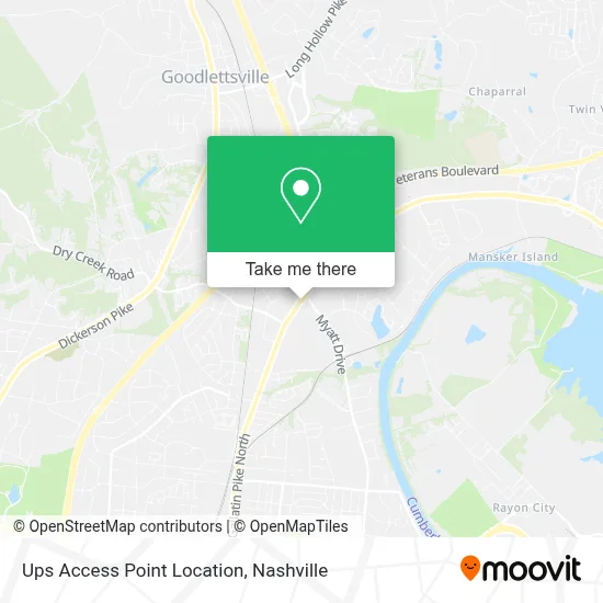 Ups Access Point Location map