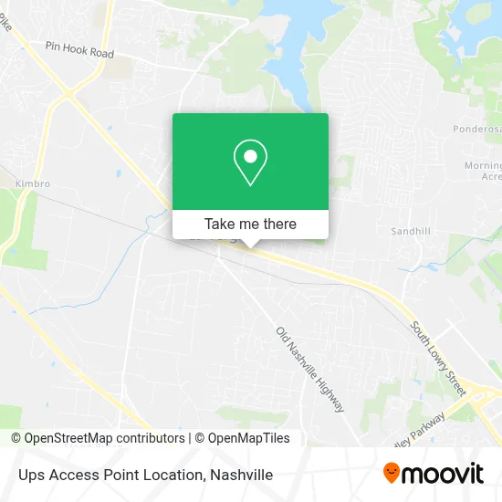 Ups Access Point Location map