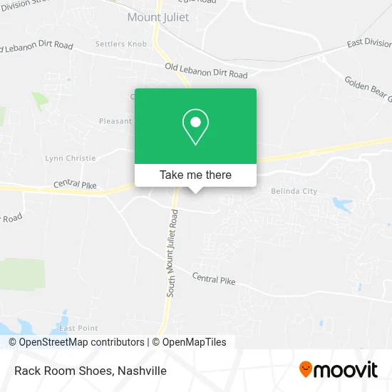 Rack Room Shoes map