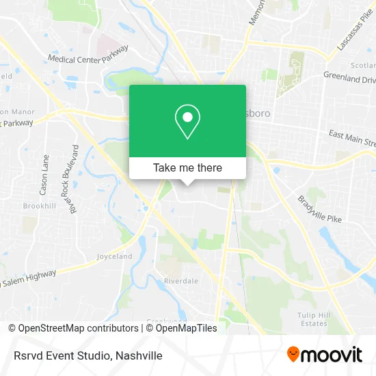 Rsrvd Event Studio map