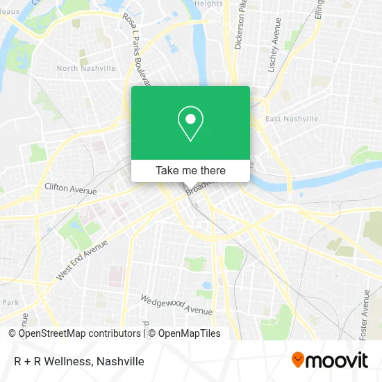 R + R Wellness map