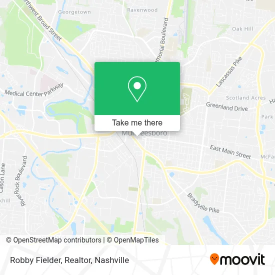 Robby Fielder, Realtor map