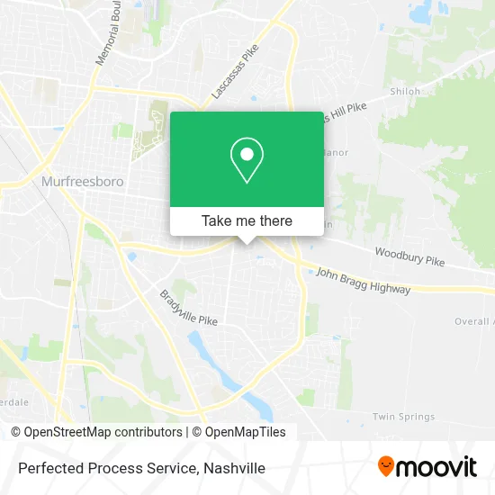 Perfected Process Service map