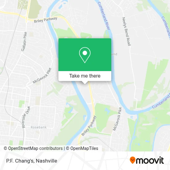 P.F. Chang's map