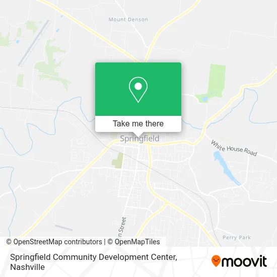 Springfield Community Development Center map