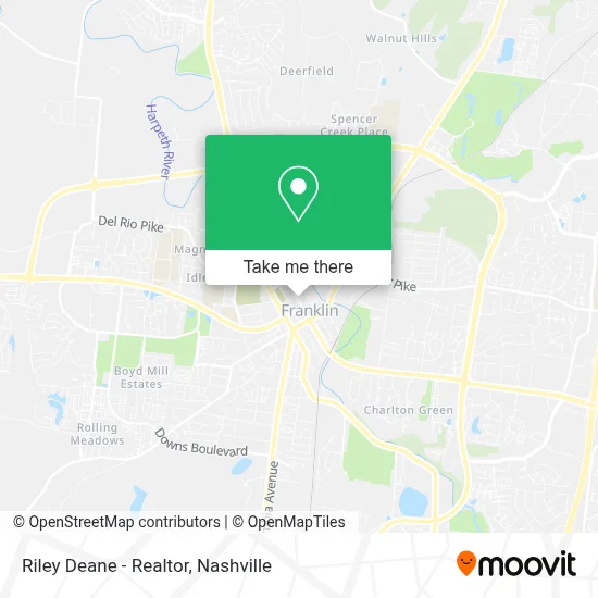 Riley Deane - Realtor map