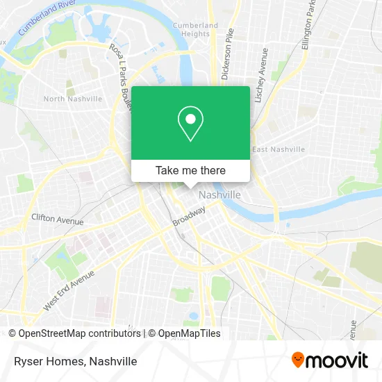 Ryser Homes map