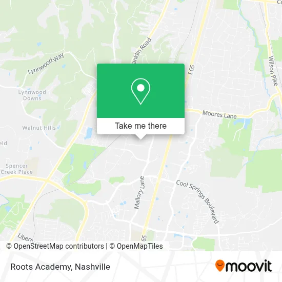 Roots Academy map