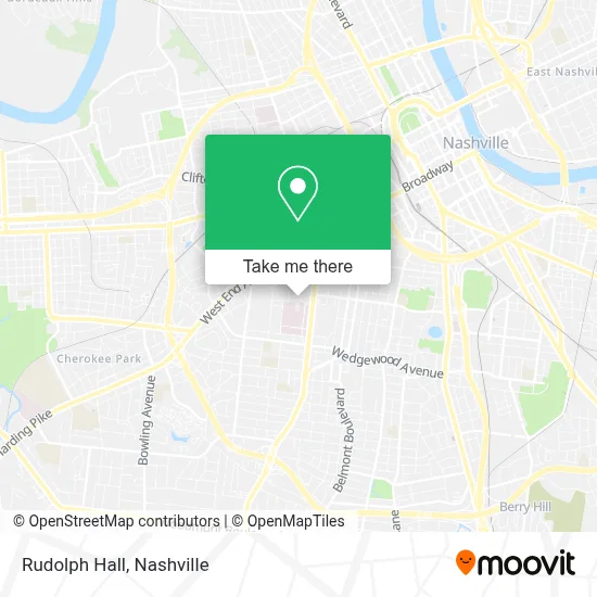 Rudolph Hall map