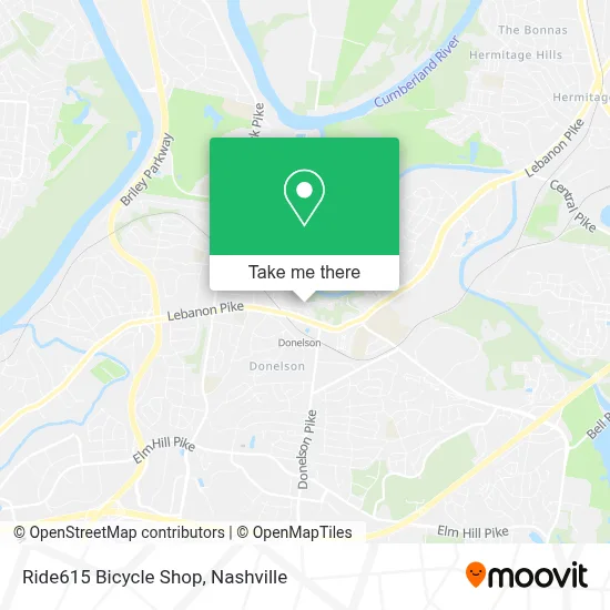 Ride615 Bicycle Shop map