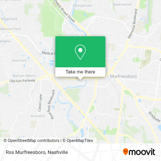 Rss Murfreesboro map