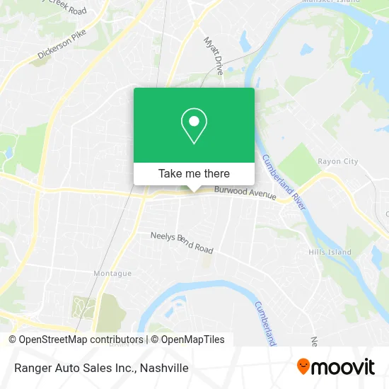 Ranger Auto Sales Inc. map