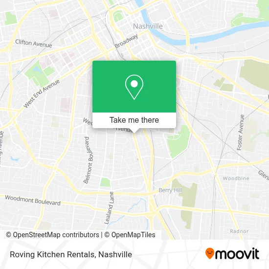 Roving Kitchen Rentals map