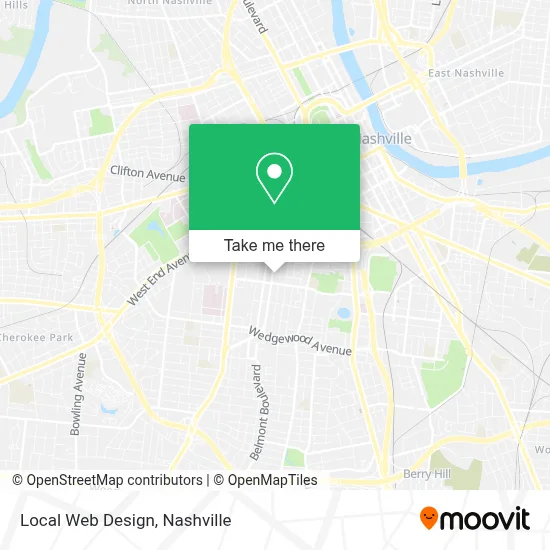 Local Web Design map
