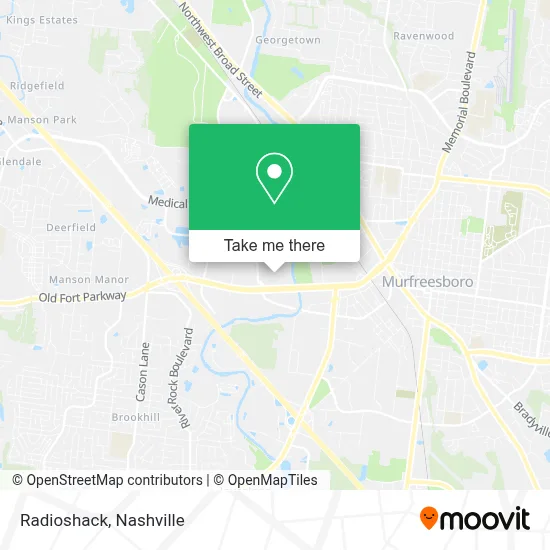 Radioshack map