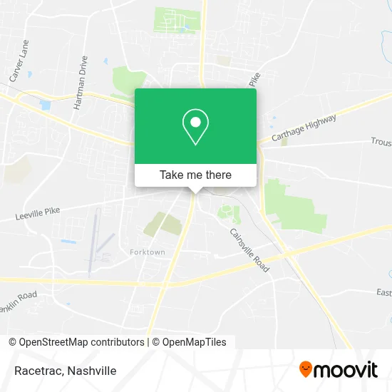 Racetrac map