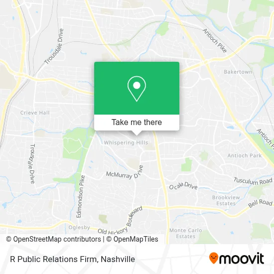 R Public Relations Firm map