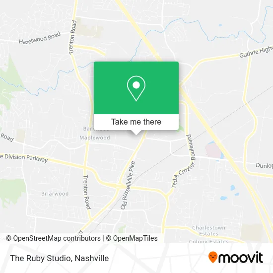 The Ruby Studio map