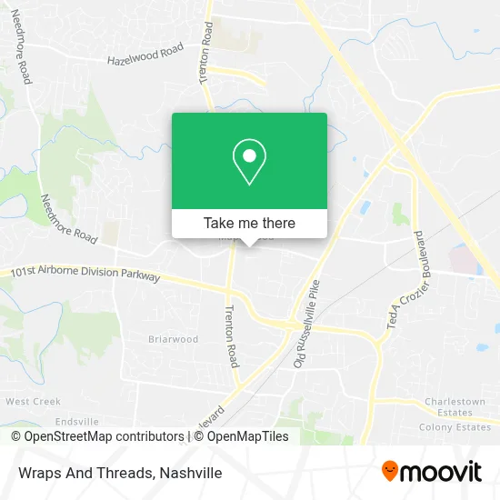 Wraps And Threads map
