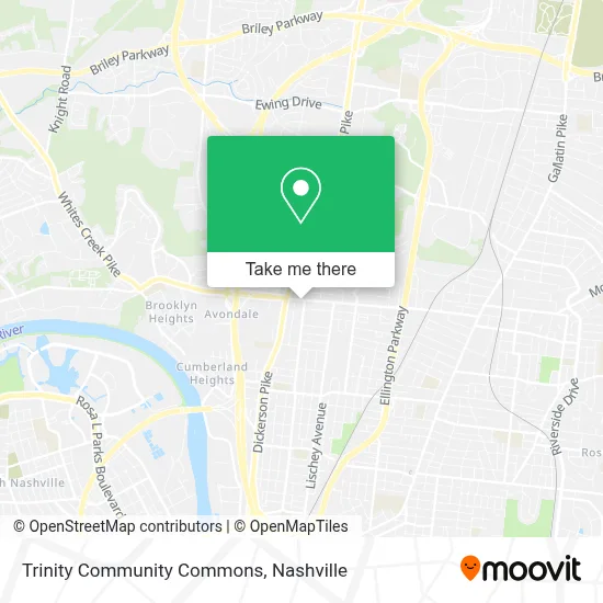 Trinity Community Commons map