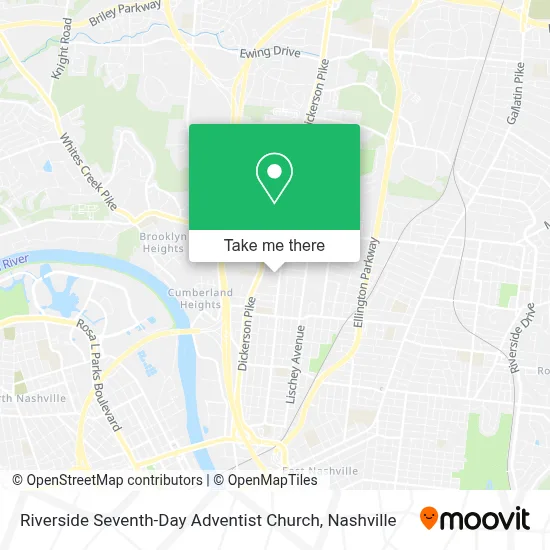 Riverside Seventh-Day Adventist Church map