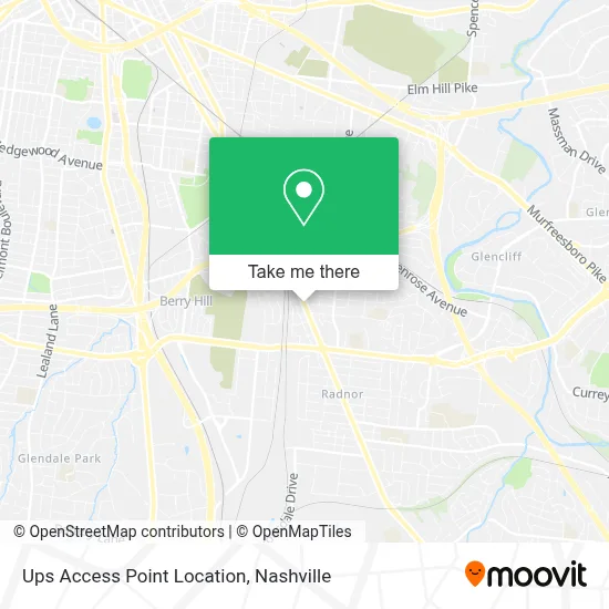 Ups Access Point Location map