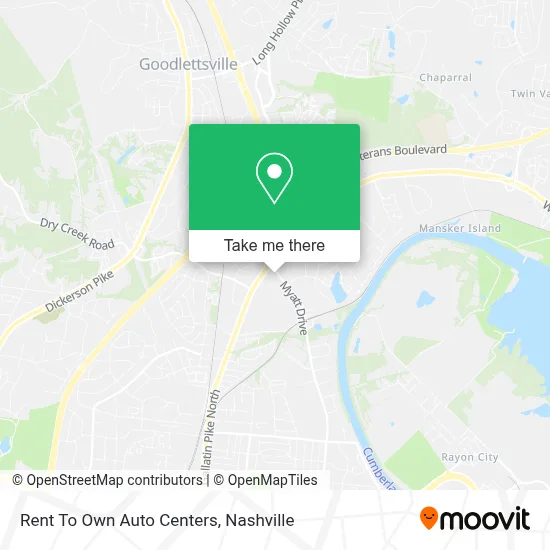 Rent To Own Auto Centers map