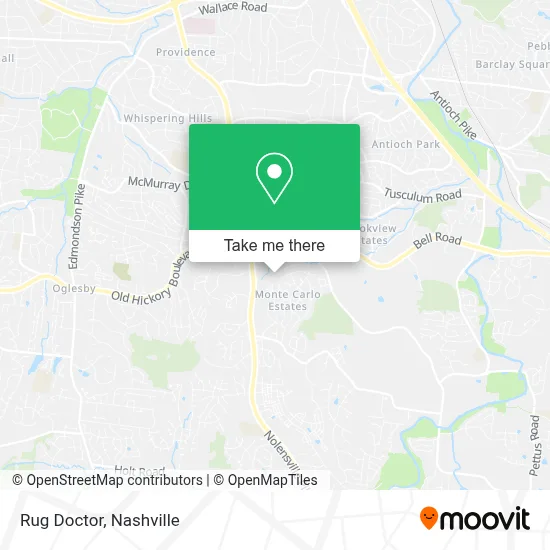 Rug Doctor map