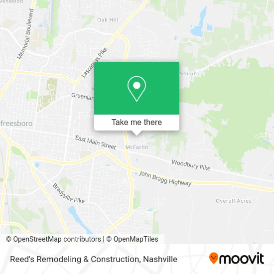 Reed's Remodeling & Construction map