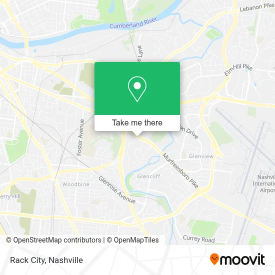 Rack City map